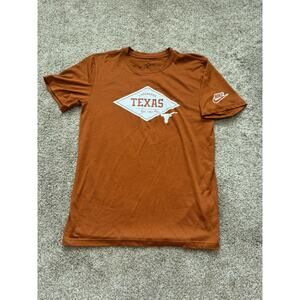 Texas Longhorns Shirt Men’s Small Nike Orange Logo Short Sleeved UT Austin